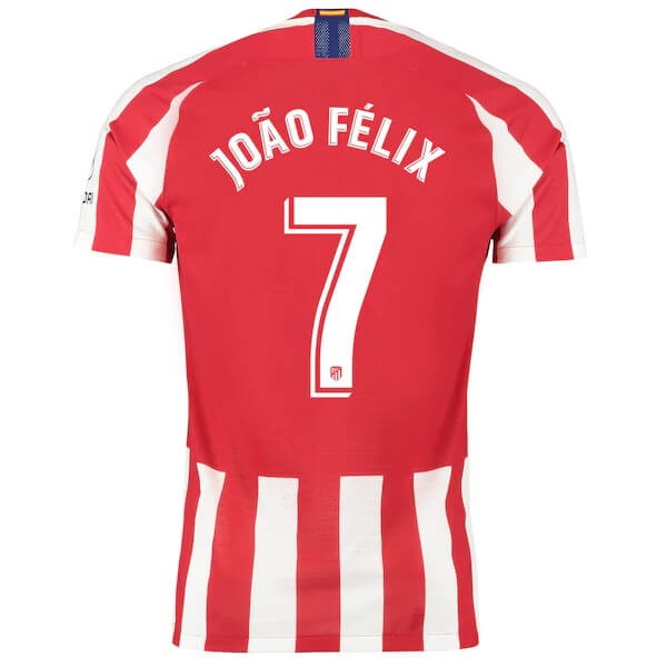 Tailandia Camiseta Atlético De Madrid NO.7 João Félix Replica Primera Ropa 2019/20 Rojo